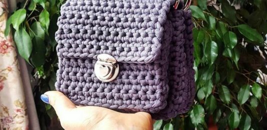 Padrões de Mini Bolsas de crochê